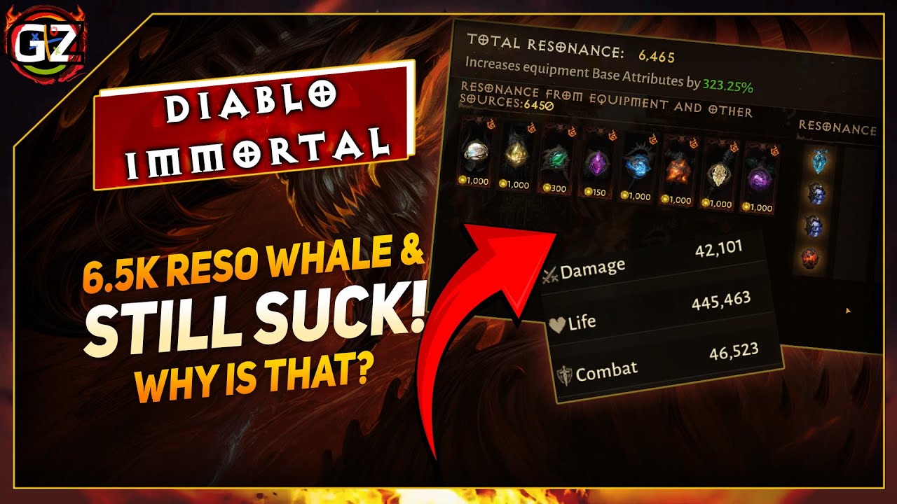 6.5k Reso Whale and Still Suck - Check This Out | Diablo Immortal