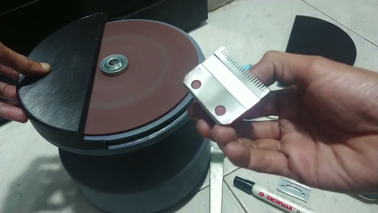 Model SR02-PL #cara asah pisau cukur #mesin asah #asmr #3dprinting #wahl #kemei #wmark #clipper