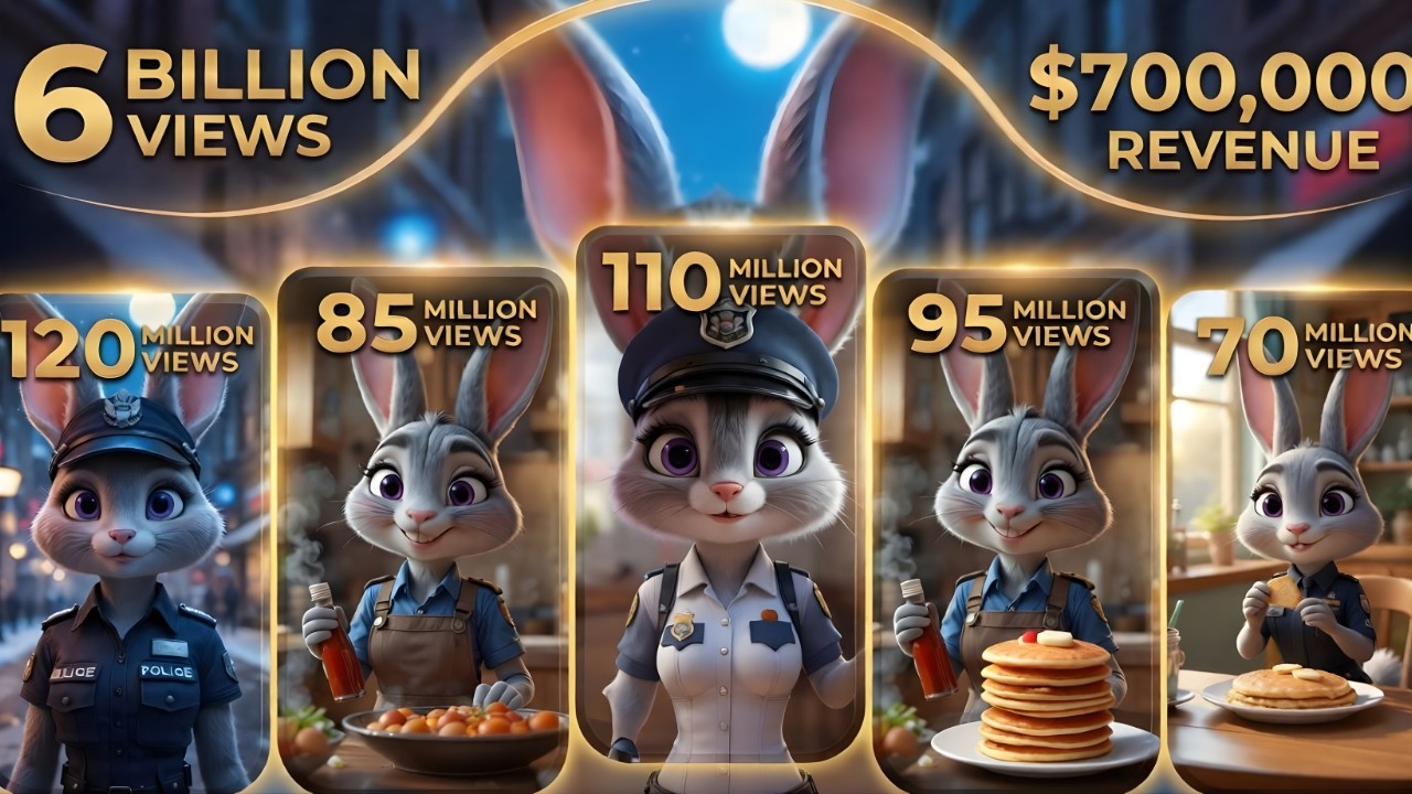 Бесплатный инструмент на основе ИИ 🤯 Создавайте вирусные видеоролики в стиле &laquo;Зверополиса&raquo; за 2 м...