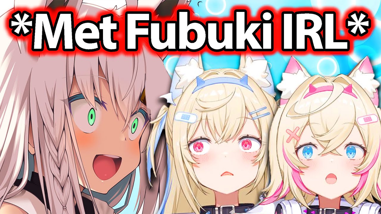 Fuwamoco Met Fubuki IRL and Saw How Cute She Was 【Mococo / Fuwawa / Hololive】