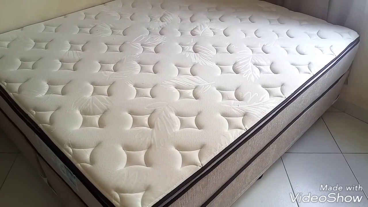 Review: colchão + box queem size molas ensacadas pocket da plumatex