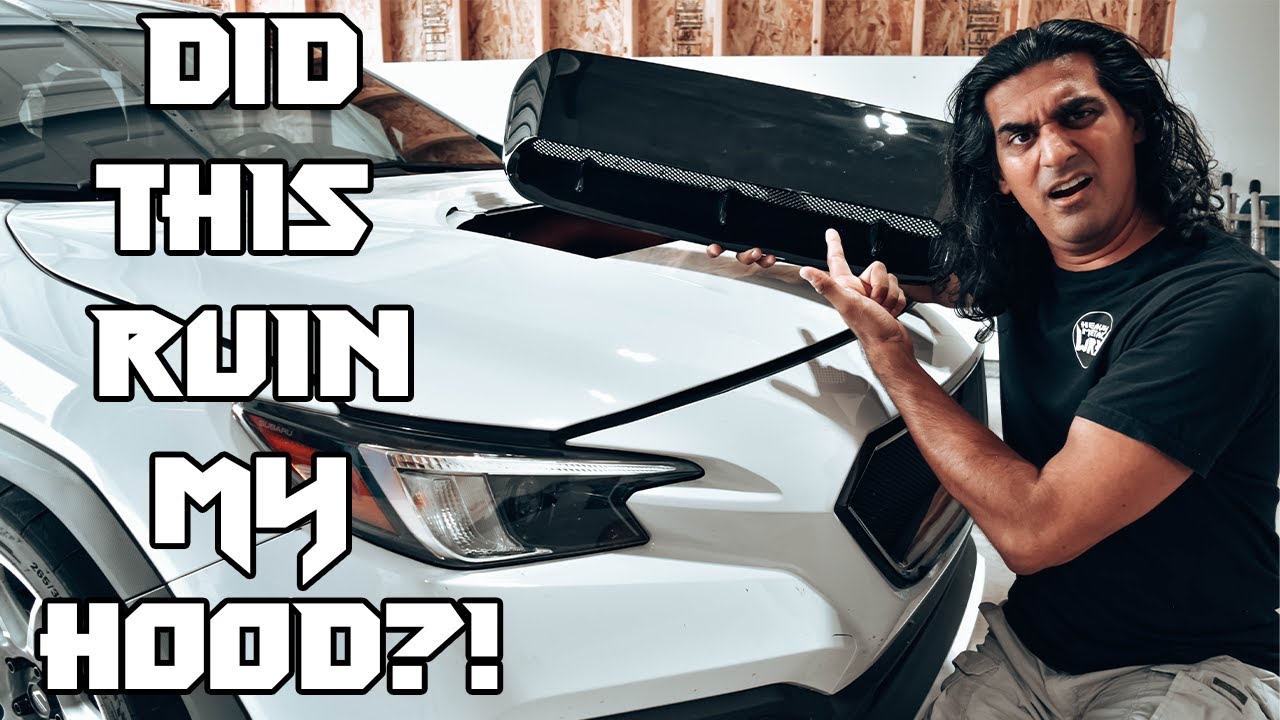 Hood scoop bulges are destroying people's hoods?! // #2022wrx #wrx #subaru