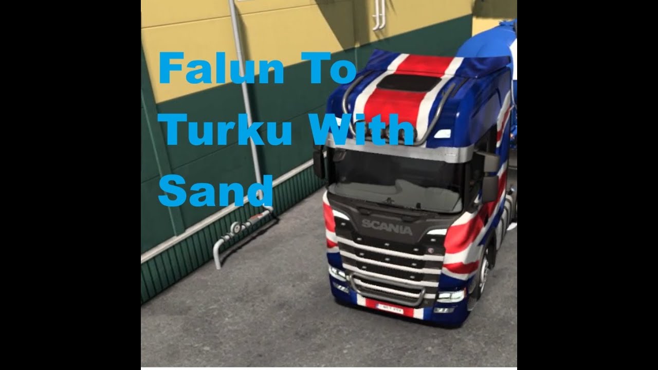 Euro Truck Simulator - Falun To Turku With Sand