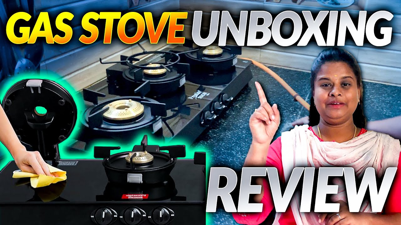 Prestige 3 Burner Gas Stove | Unboxing & Review in Tamil | Prestige svach neo | ramya today