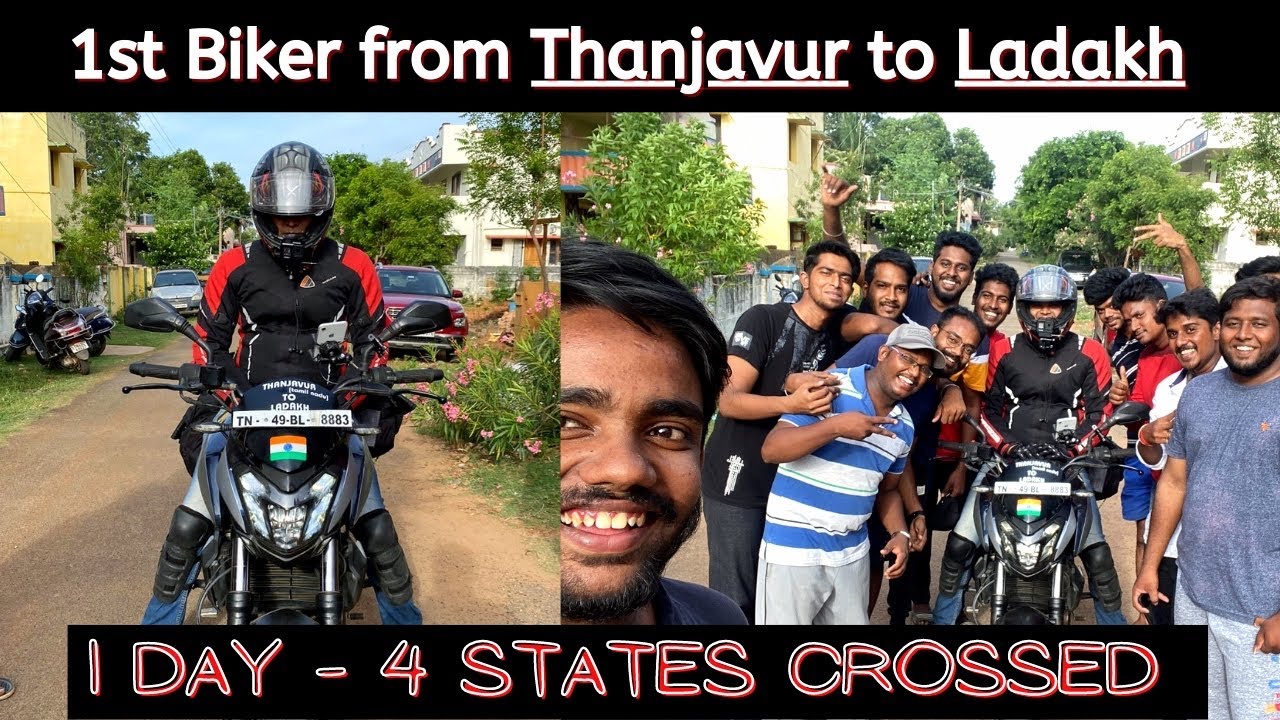 Thanjavur (Tamil Nadu) to Ladakh😍 | SOLO ride | EP-1 | June 2022 | Dominar 400 | Day-1 | EI Vlogs |