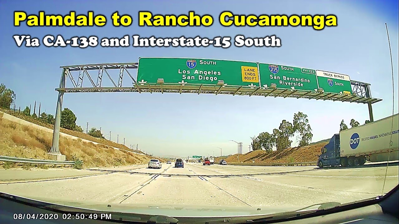 Palmdale to Rancho Cucamonga [CA-138 and I-15]