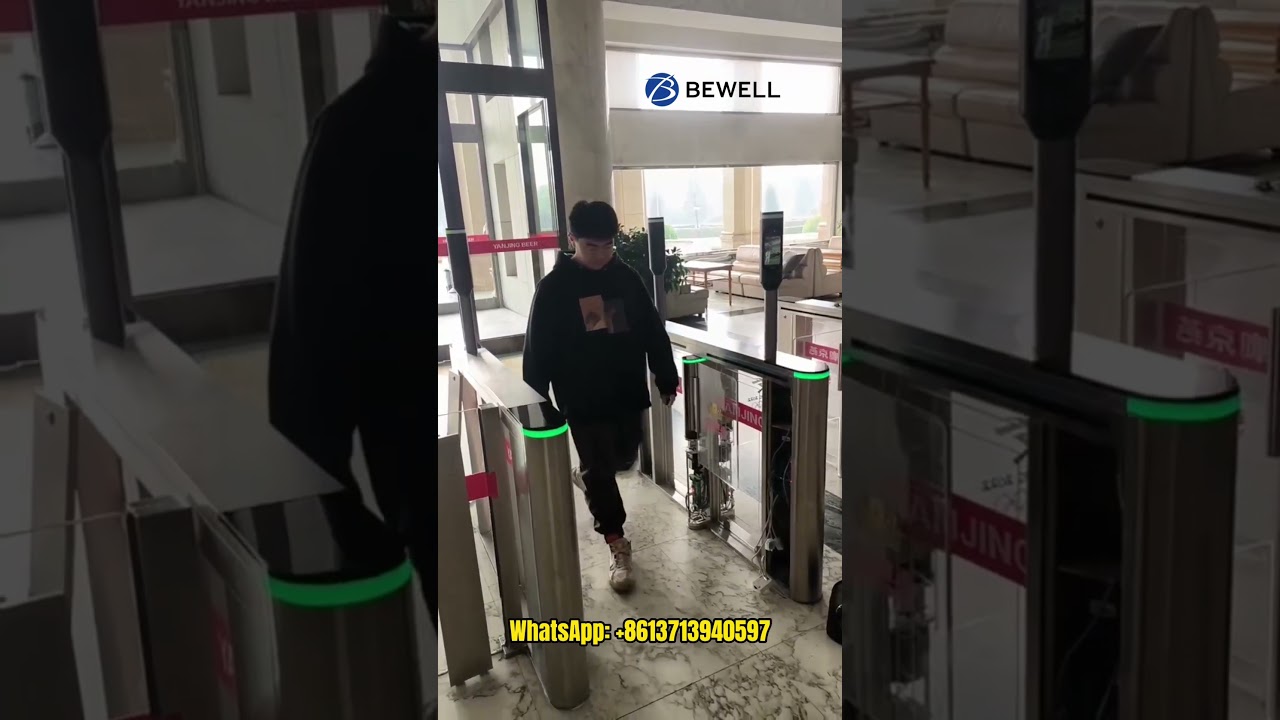 Building Channel Management Elegant Design Fast Speed Gate Barrier Turnstile#FastSpeedTurnstile