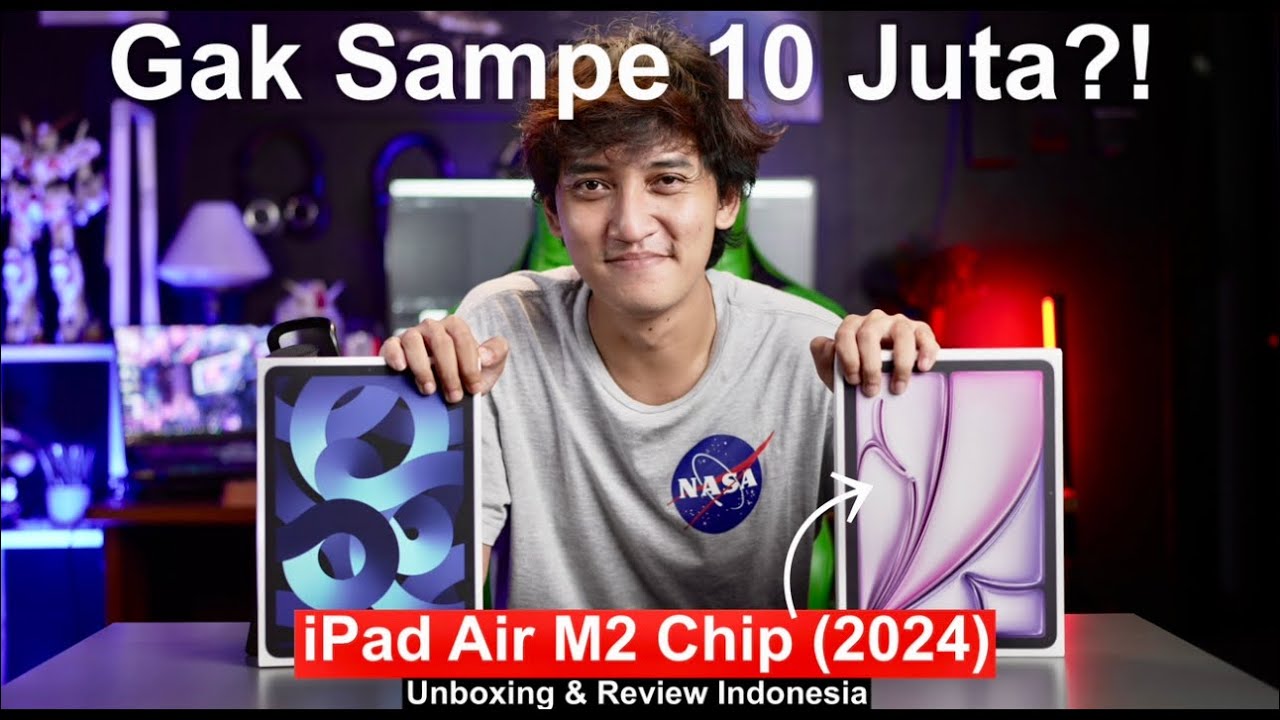 SETENGAH HARGA IPAD PRO!! iPad Air M2 Chip Unboxing & Quick Review Indonesia - 2024