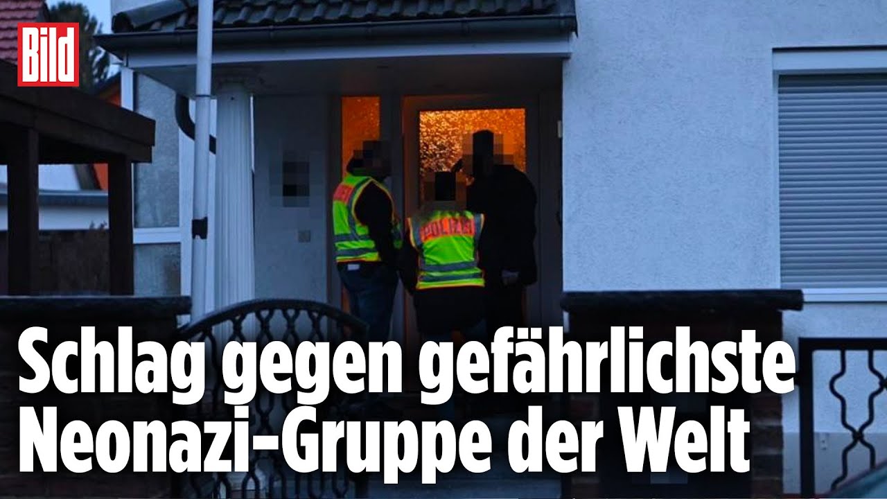 Größte Neonazi-Razzia seit Ende des Zweiten Weltkriegs