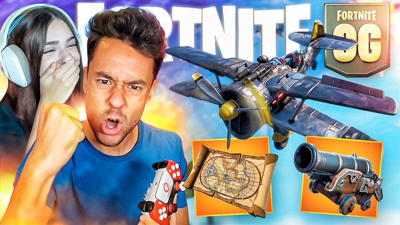 GREFG Y PAULA JUEGAN LAS NUEVAS TEMPORADAS DE FORTNITE OG - TheGrefg