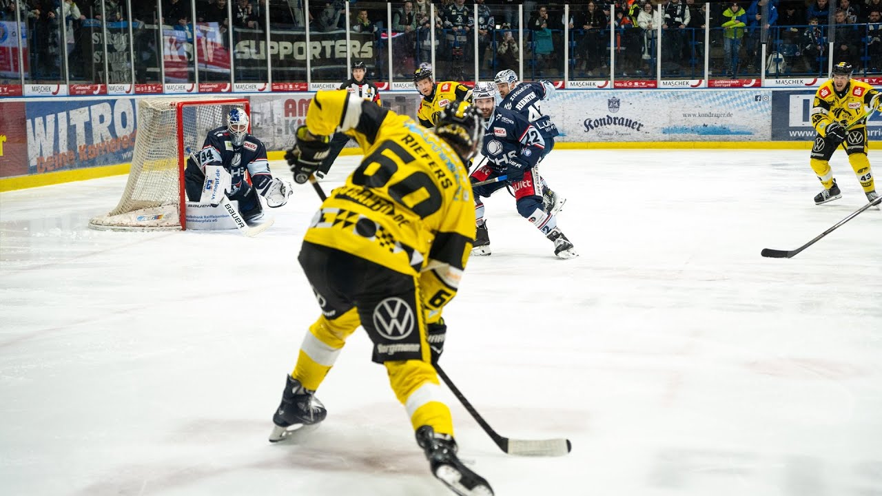 Wer das erste Tor schießt gewinnt - Die Highlights von Weiden gegen Krefeld