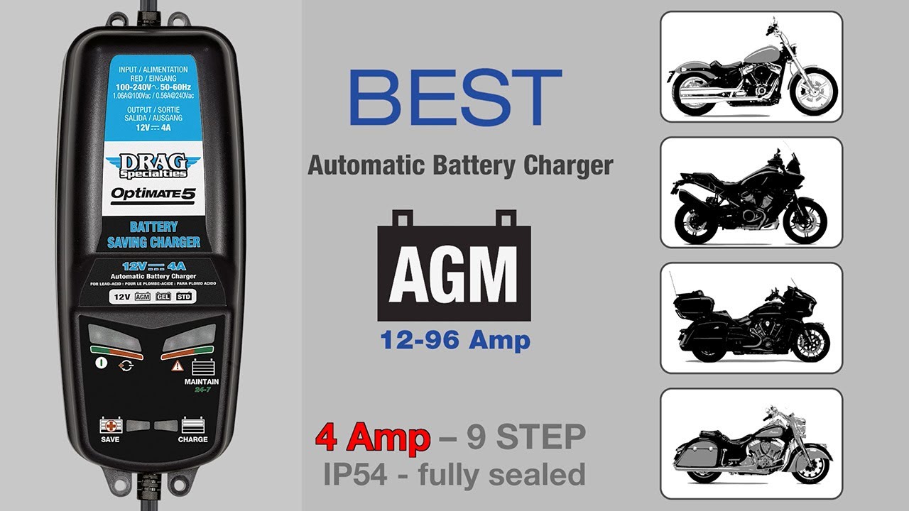 Drag Specialties OptiMate 5 &ndash; Ultimate Battery Recovery & Maintenance!