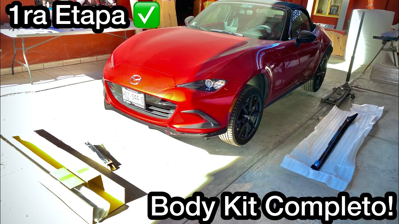 Instalando los Nuevos Estribos Laterales para Mazda MX5! - ATROX CUSTOMS