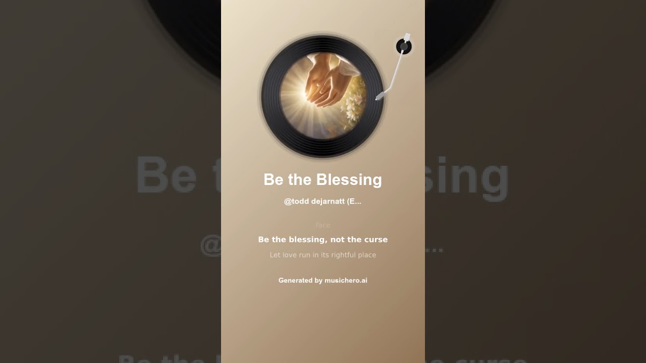 Be the Blessing Not the Curse - Original Bluegrass Gospel Song