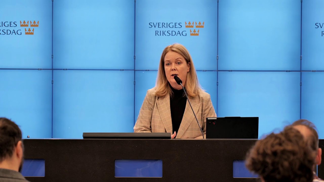 LIVE: Pressträff med Jennie Nilsson
