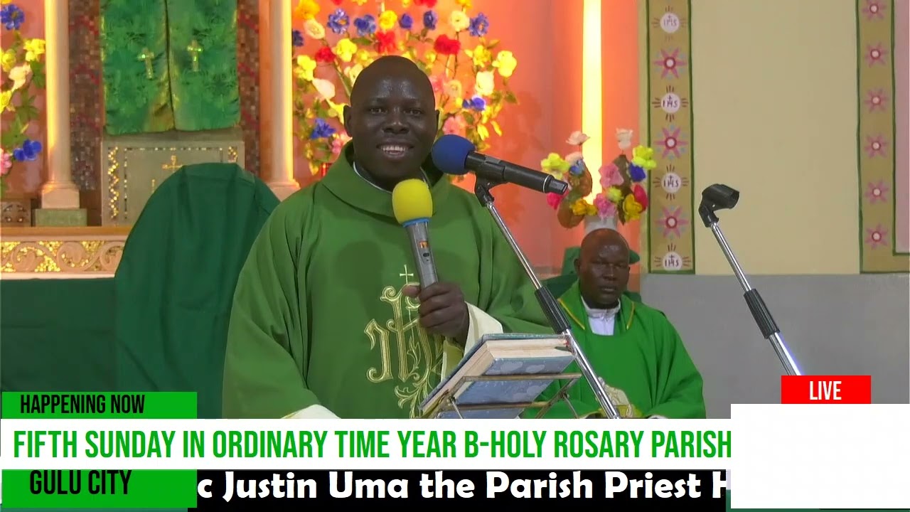 Rev Fr  Eric Justin Uma applauds their leadership at Holy Rosary Parish for over 10 years without co