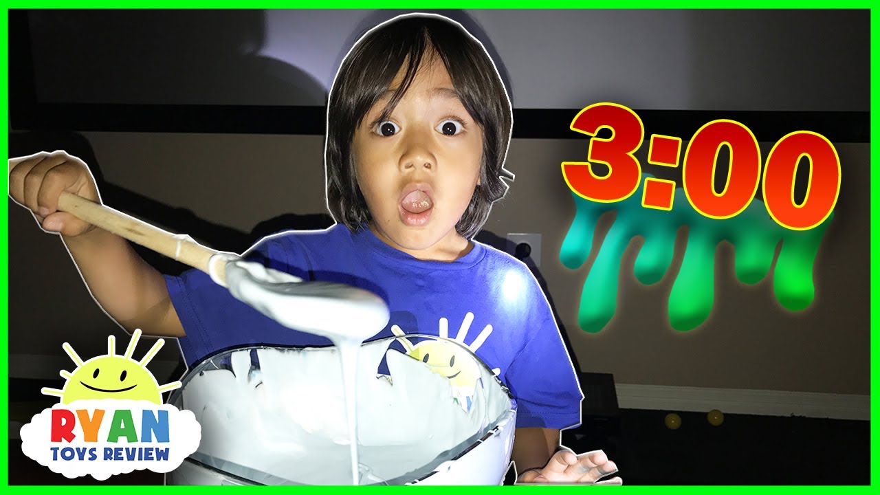 Ryan makes Fluffy Slime!