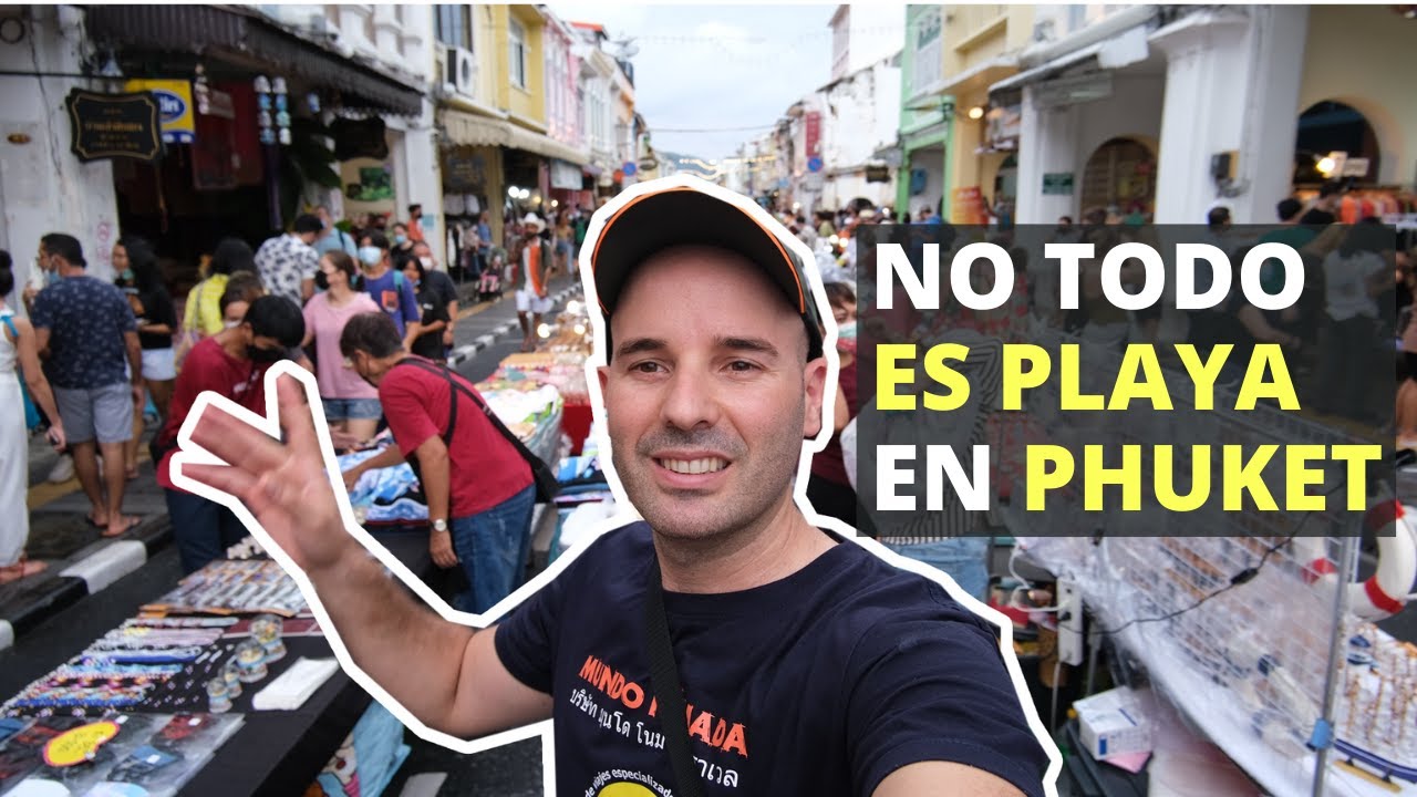 🥝 El MERCADO de los DOMINGOS en PHUKET TOWN 🇹🇭