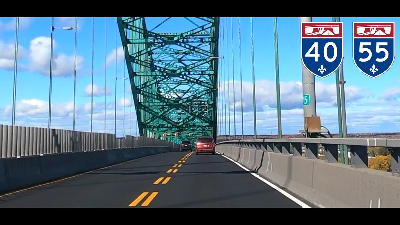 [2023/18] Autoroute 40 & 55 - Trois-Rivi&egrave;res - Pont Laviolette Bridge
