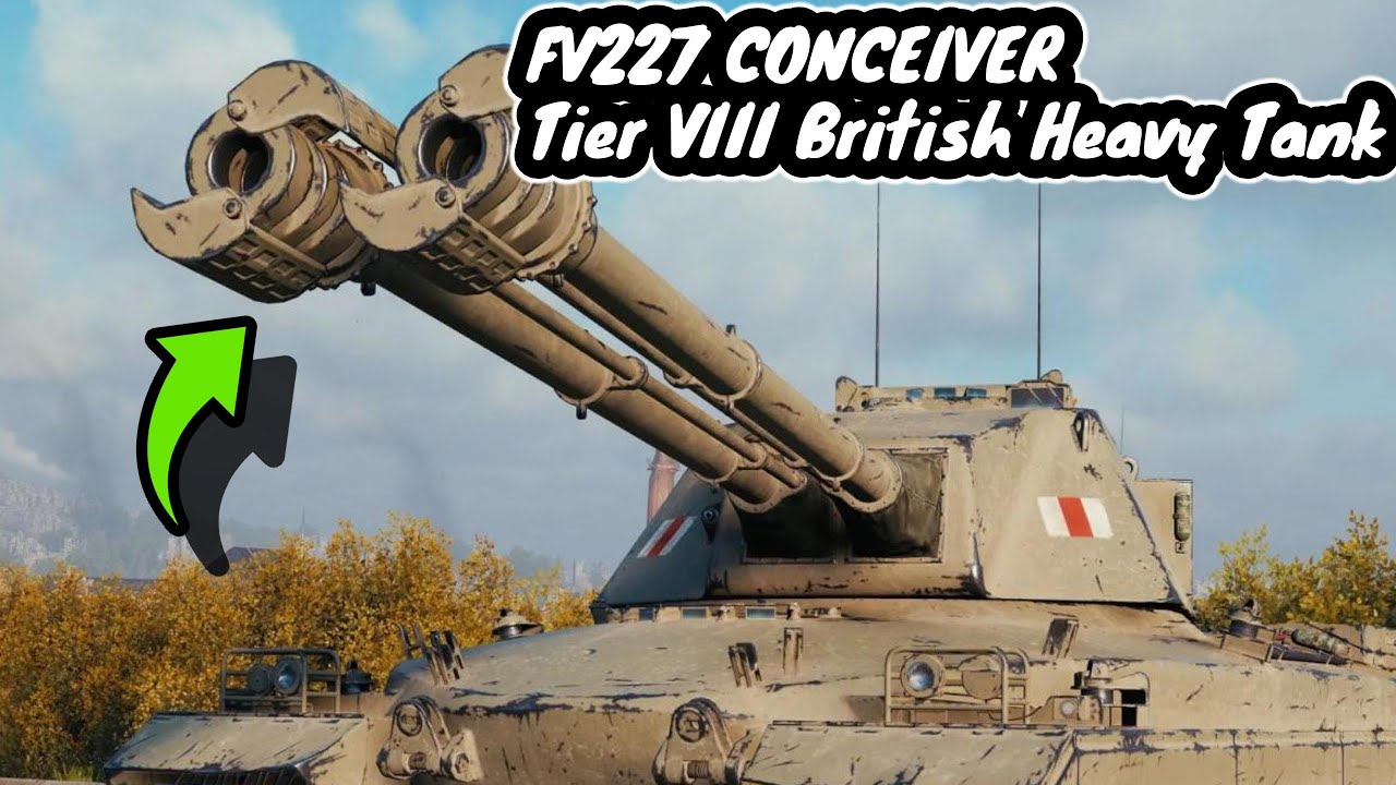 FV227 CONCEIVER Gameplay - World Of Tanks