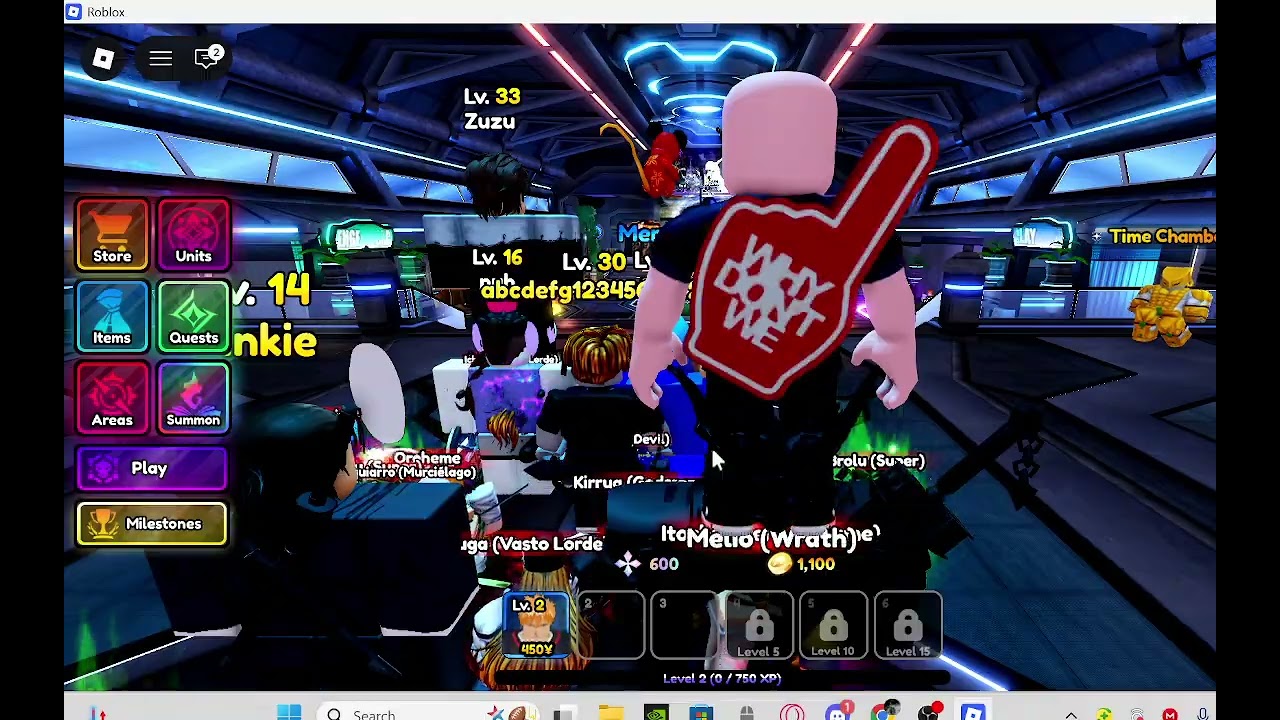 Roblox and a very neat game called [🔥RELEASE 🔥] Anime Paradox