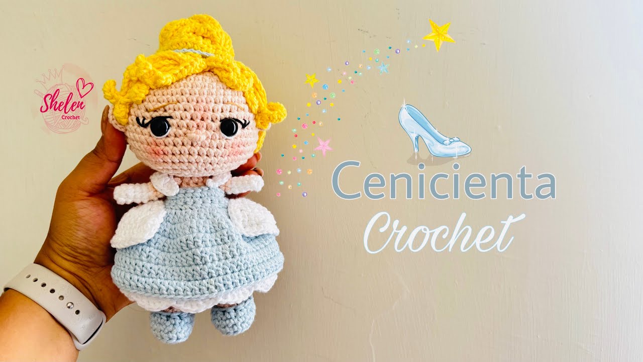 Cenicienta Amigurumi a Crochet | Tutorial Paso a Paso