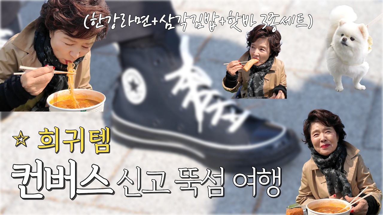 오리배 타다가 물에 빠질 뻔 했습니다🦢💦(한강라면+삼각김밥)