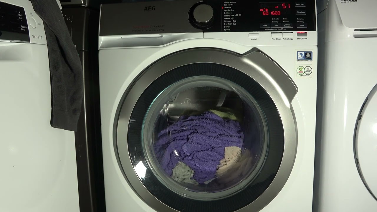 AEG 7000 series L7FEE965R / Rinses and spins + Soft Plus