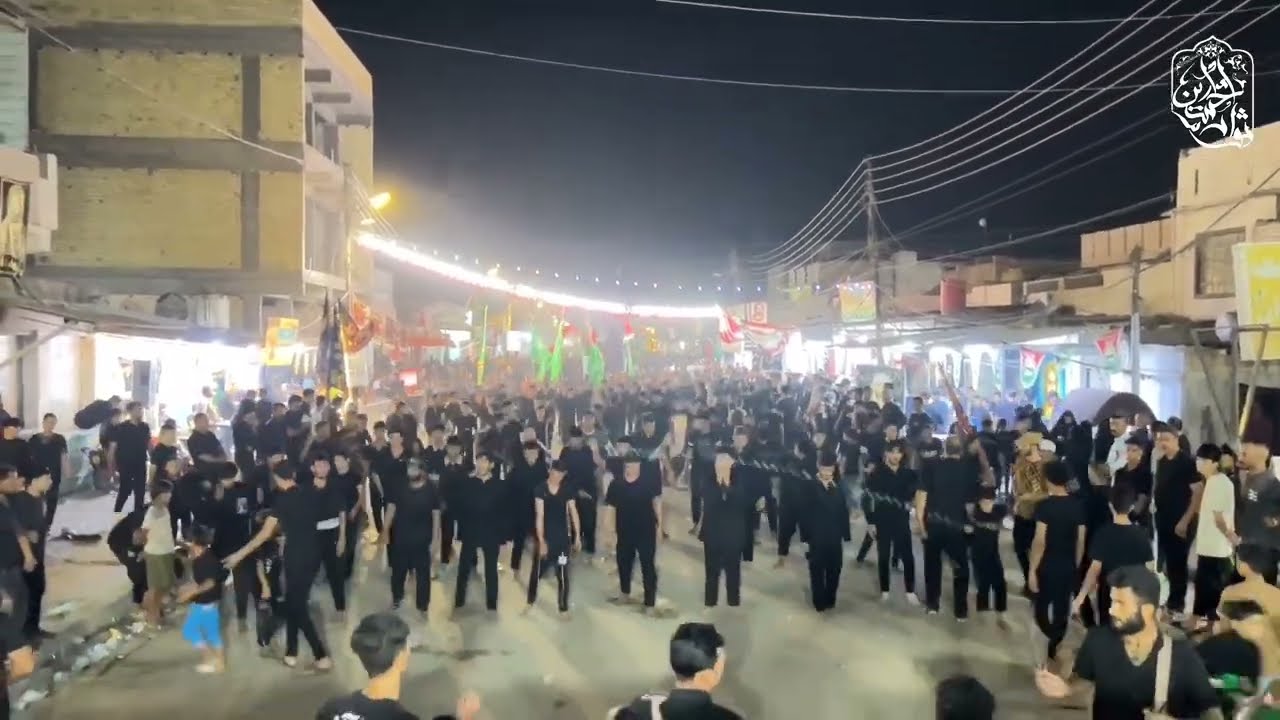 ملا حسين الباوي | أستعراض موكب ثوار الحسين ليلة الرابع من محرم الحرام 1446ه‍ | العراق واسط الصويرة
