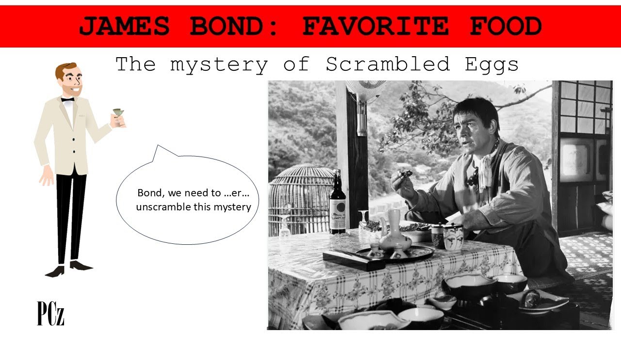 James Bond: His Egg’s ... shaken or stirred?