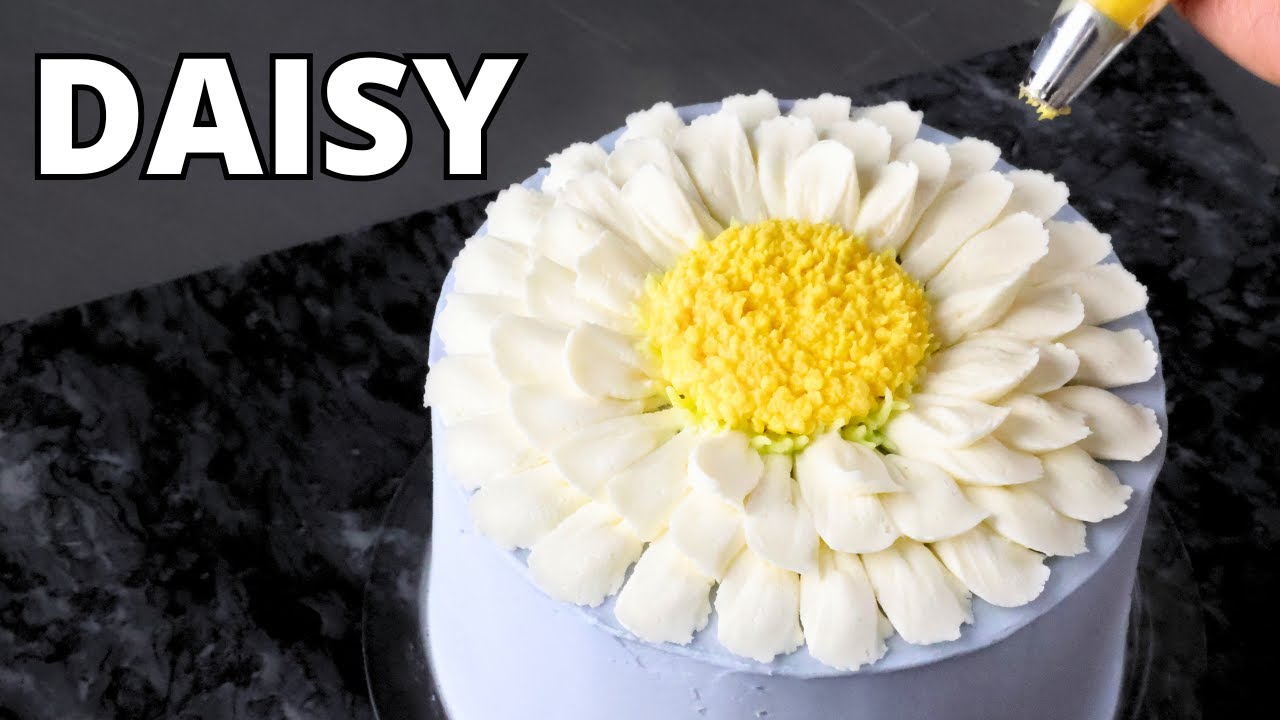 Large Daisy Cake | Cake Decorating for Beginners
