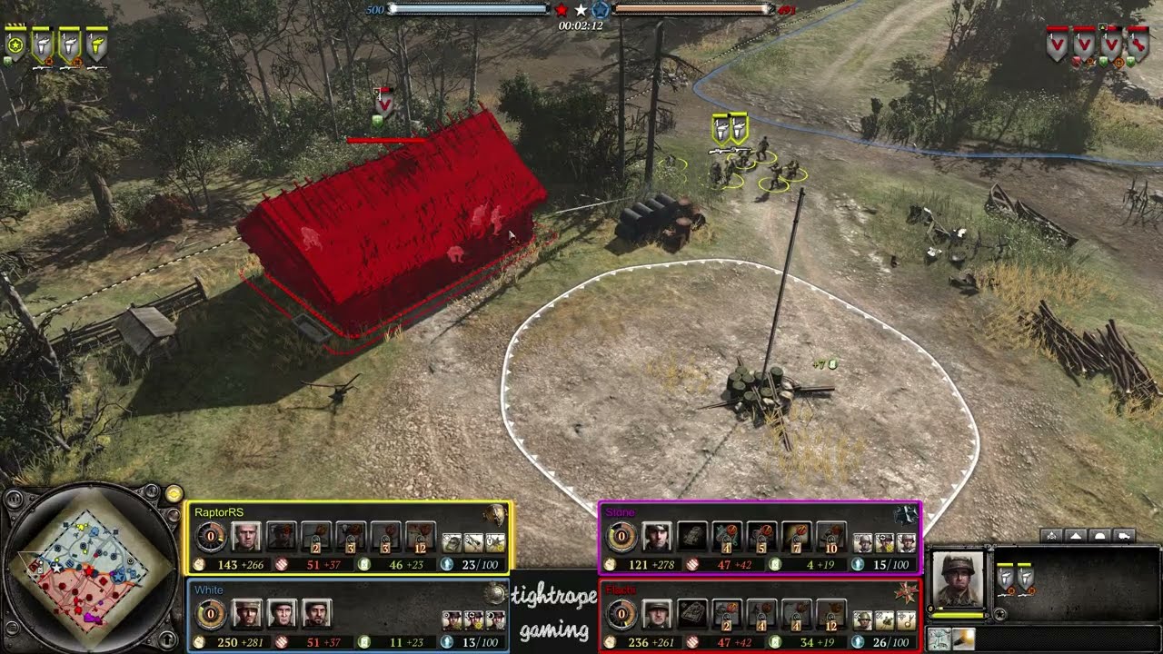 COH2 RaptorRS (US) & White (UK) vs Stone (OK) & Flachi (OH)