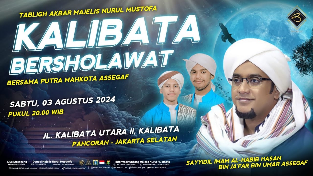 🔴 LIVE | Kalibata Bersholawat | Kalibata utara 2, Jakarta selatan | Sabtu , 03 Agustus 2024