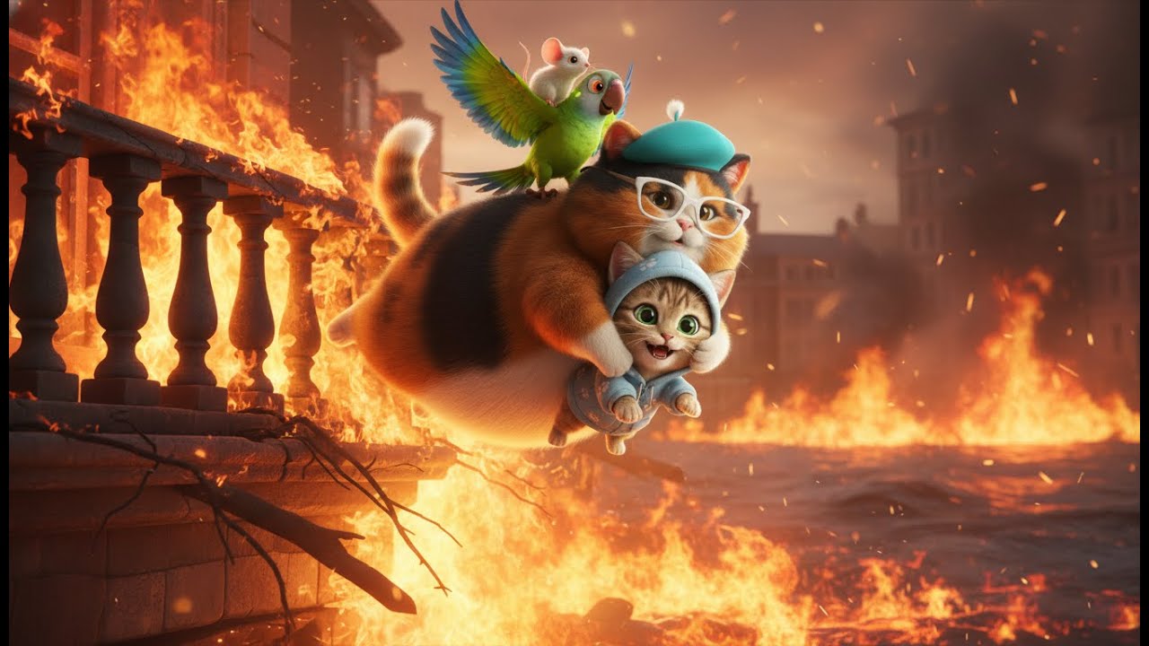 Hero Mama Cat Rescues Trapped Animals 🚨🐱: Incredible Feline Bravery!