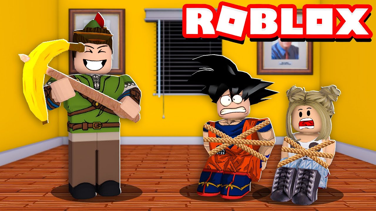 COMPREI O NOVO MARRETÃO DE BANANA NO ROBLOX!! (Flee The Facility)