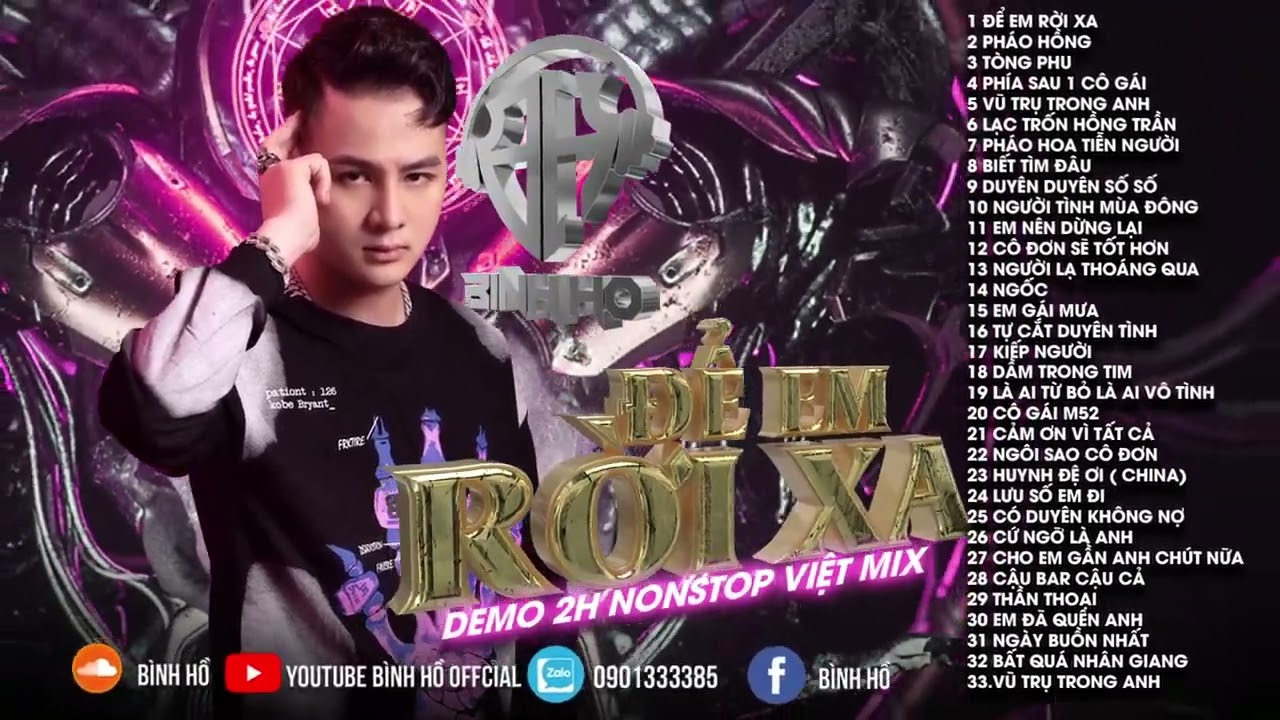 ( DEMO VIỆTMIX CĂNG 2H ) ĐỂ EM RỜI XA - BÌNH HỒ MIX - LIÊN HỆ MUA NHẠC ZALO 0901.3333.85 GIÁ ƯU ĐÃI
