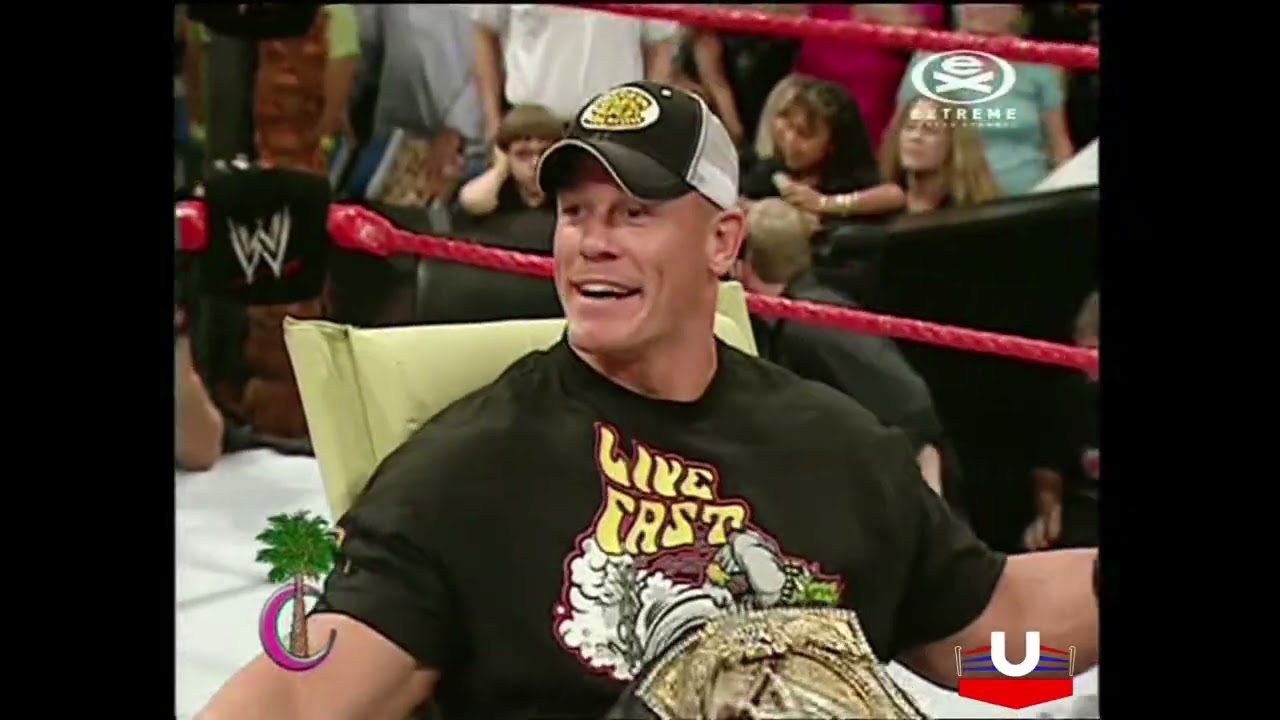 WWE Raw 30.07.2007: John Cena, Booby Lashley i Carlito segment - PL