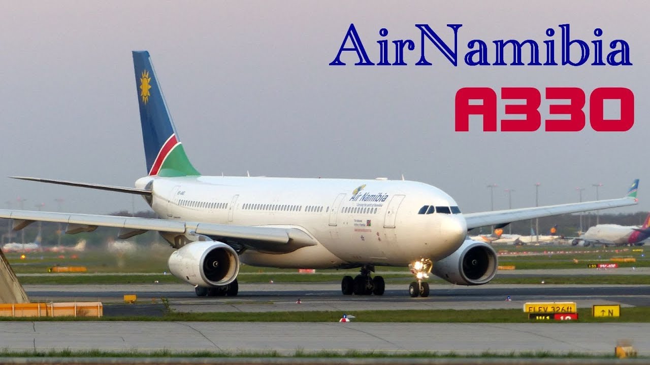 AIR NAMIBIA Airbus A330-200 Takeoff from Frankfurt Airport