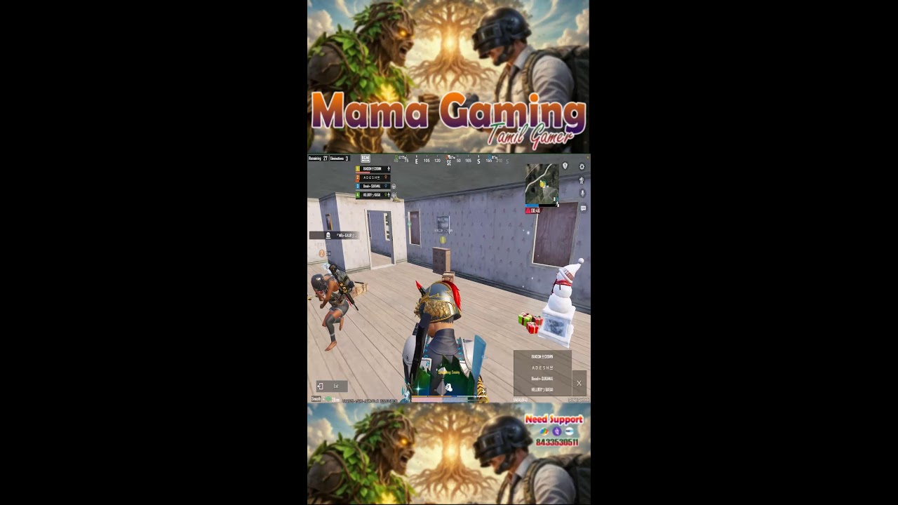 Bgmi Tamil fun game #mama gaming #battleroyalegame #pubg#mobilegame#shorts#shortslive#