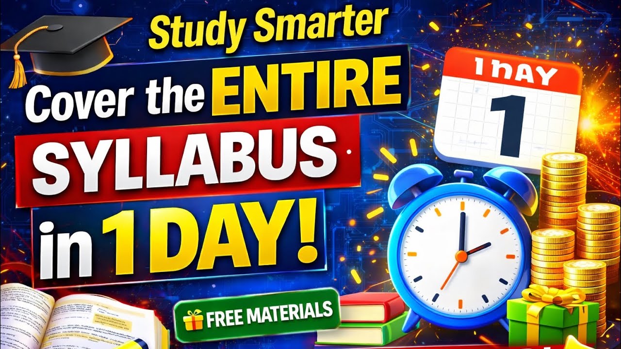 HOW TO COVER DDCO SYLLABUS IN 1 DAY?