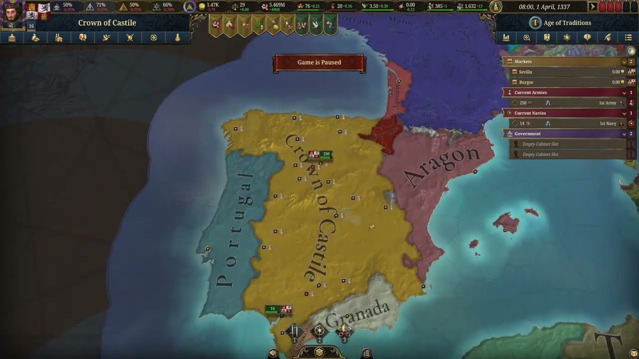 EU5 Stream #4 | 2nd Castile Run 1