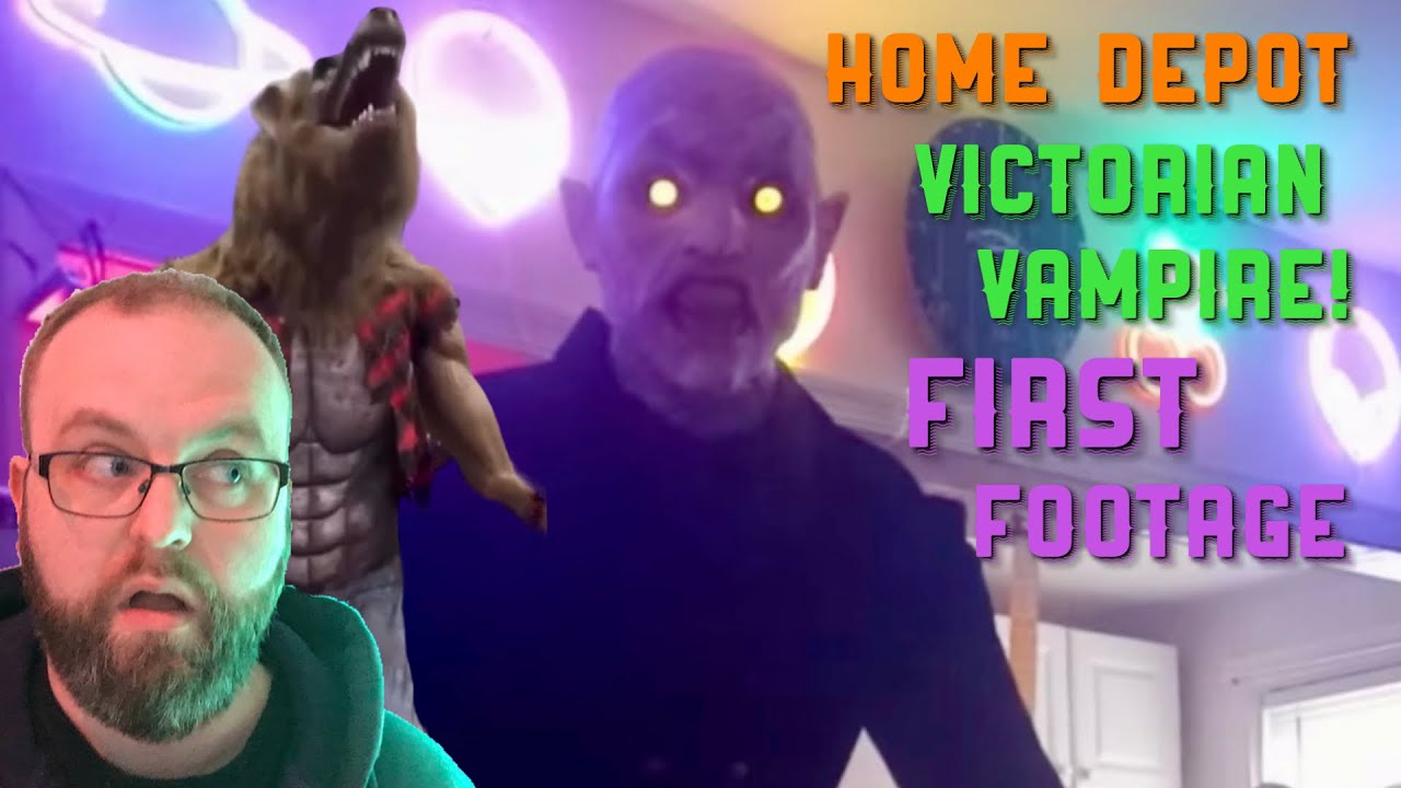 HOME DEPOT VICTORIAN VAMPIRE | First FOOTAGE!! | Halloween 2024
