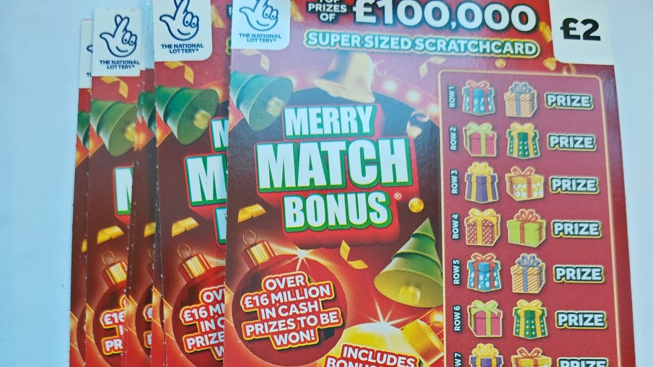 Новые бонусные скретч-карты Merry Match на 20 фунтов стерлингов в игре