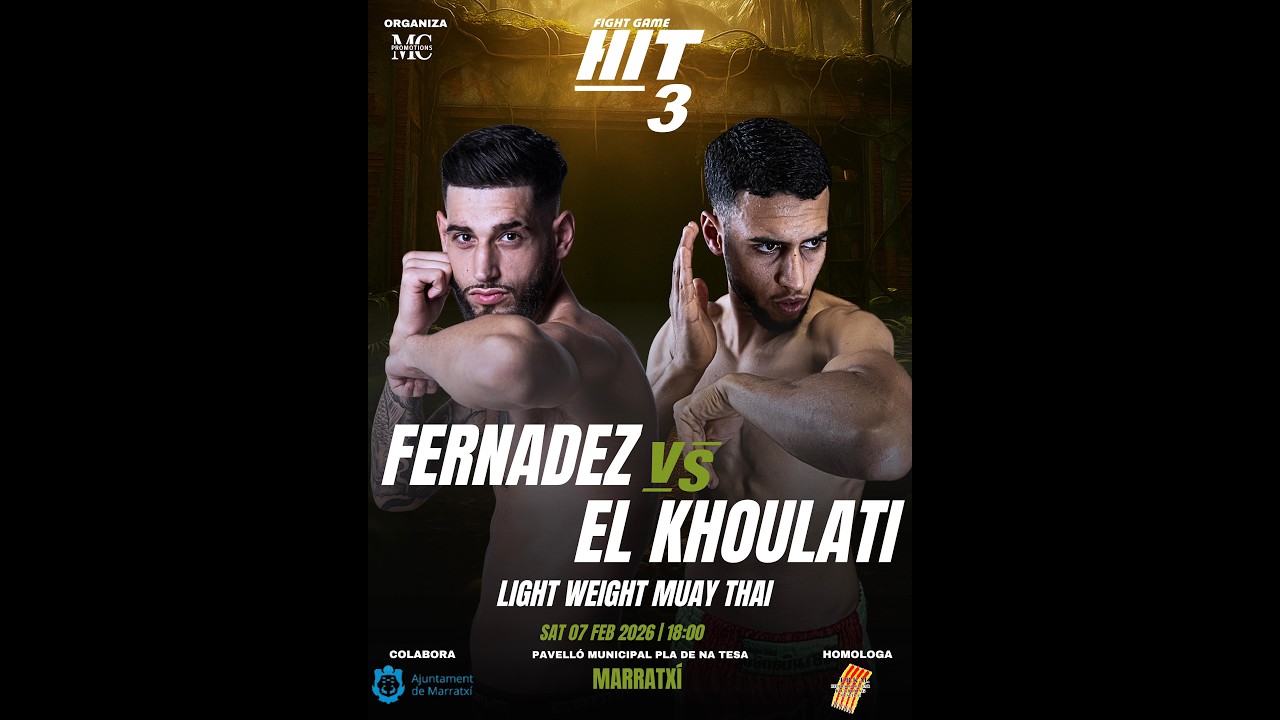 YASSIN EL KHOULATI vs ALEX FERNÁNDEZ  | KO | Muay Thai | HIT FightGame 3