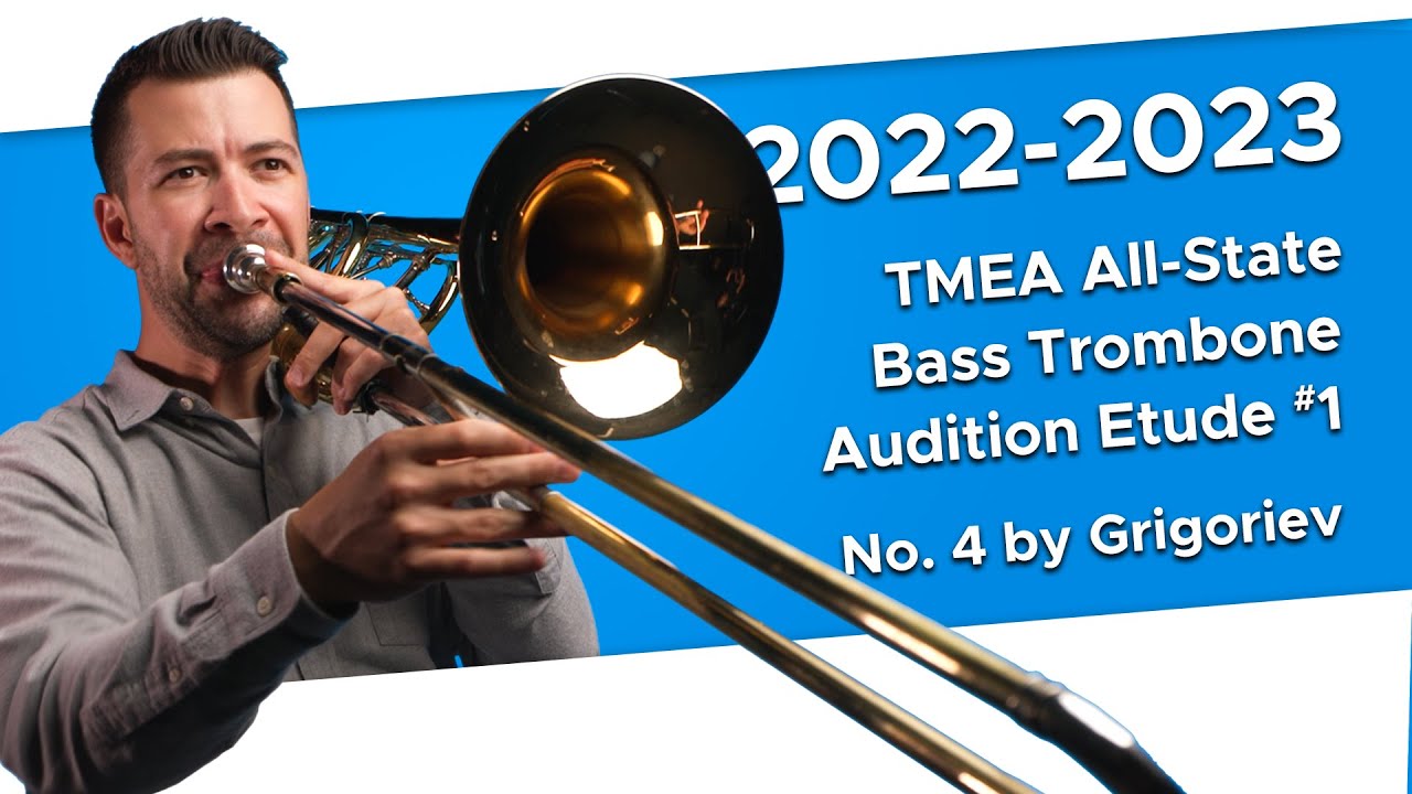 No. 4 (Allegro) by Grigoriev - 2022-2023 TMEA All-State Band Bass Trombone Audition Etude #1