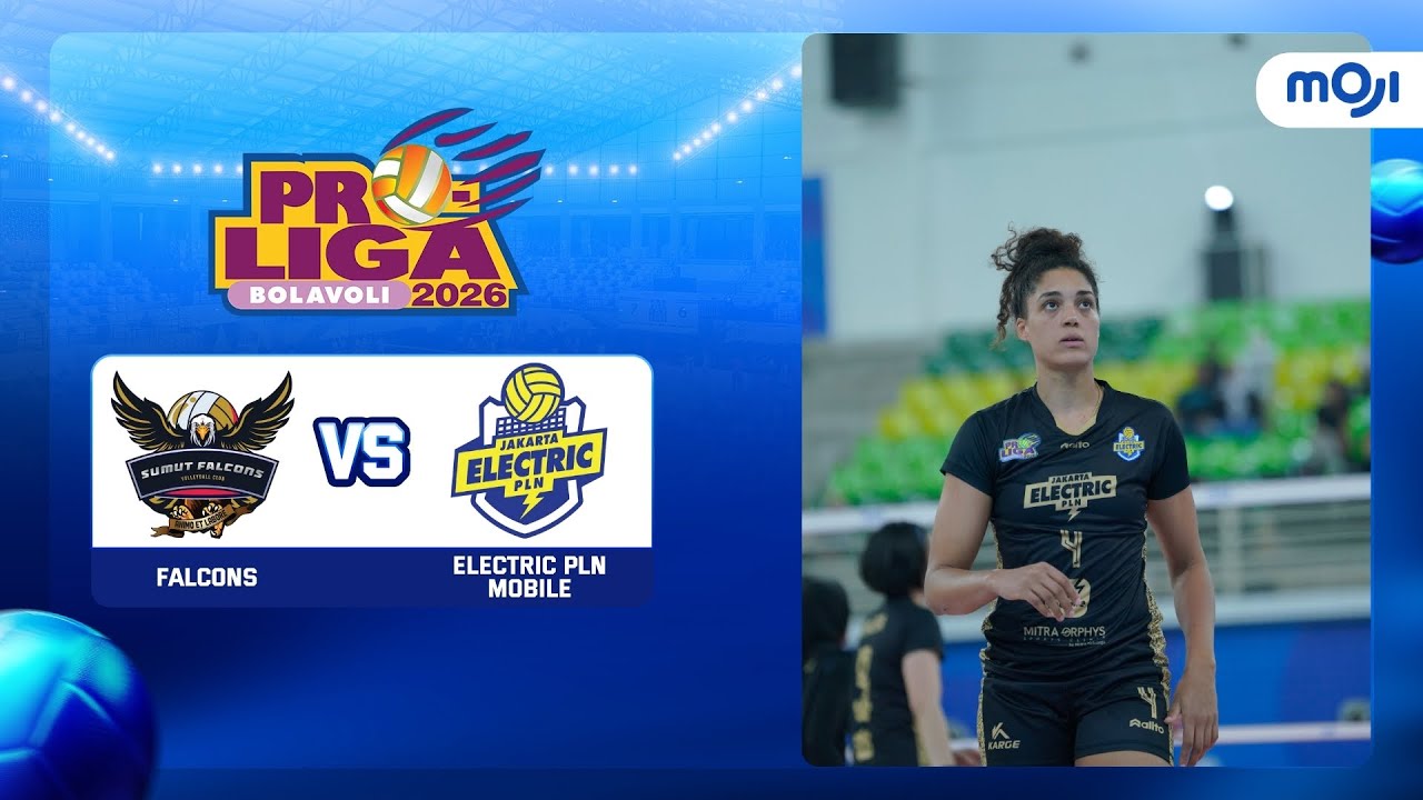 Falcons 2-3 Electric PLN Mobile | Highlight Proliga Putri 2026 | Moji