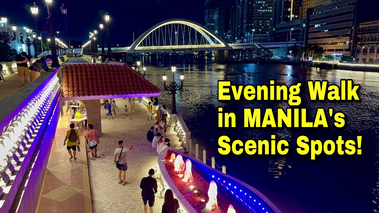 Manila&rsquo;s Best Scenic Spots for Evening Walks! | Pasig River Esplanade in Manila City, Philippines