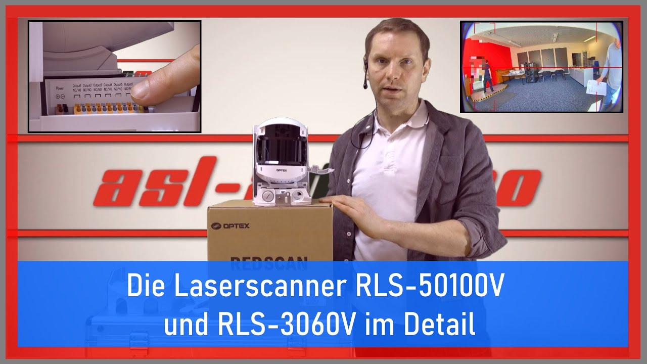Die Optex Redscan Laserscanner RLS 6030V RLS 50100V im Detail