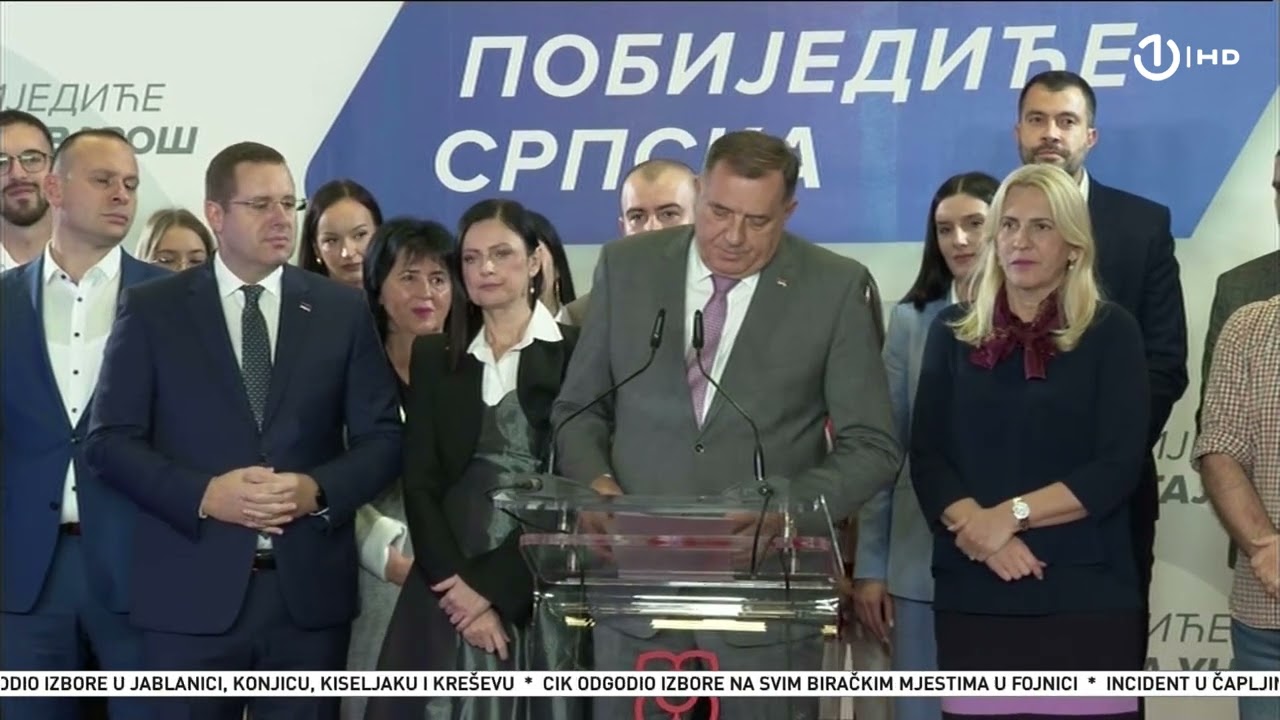 Lokalni izbori 2024: Štab SNSD o razultatima stranke na Lokalnim izborima 2024