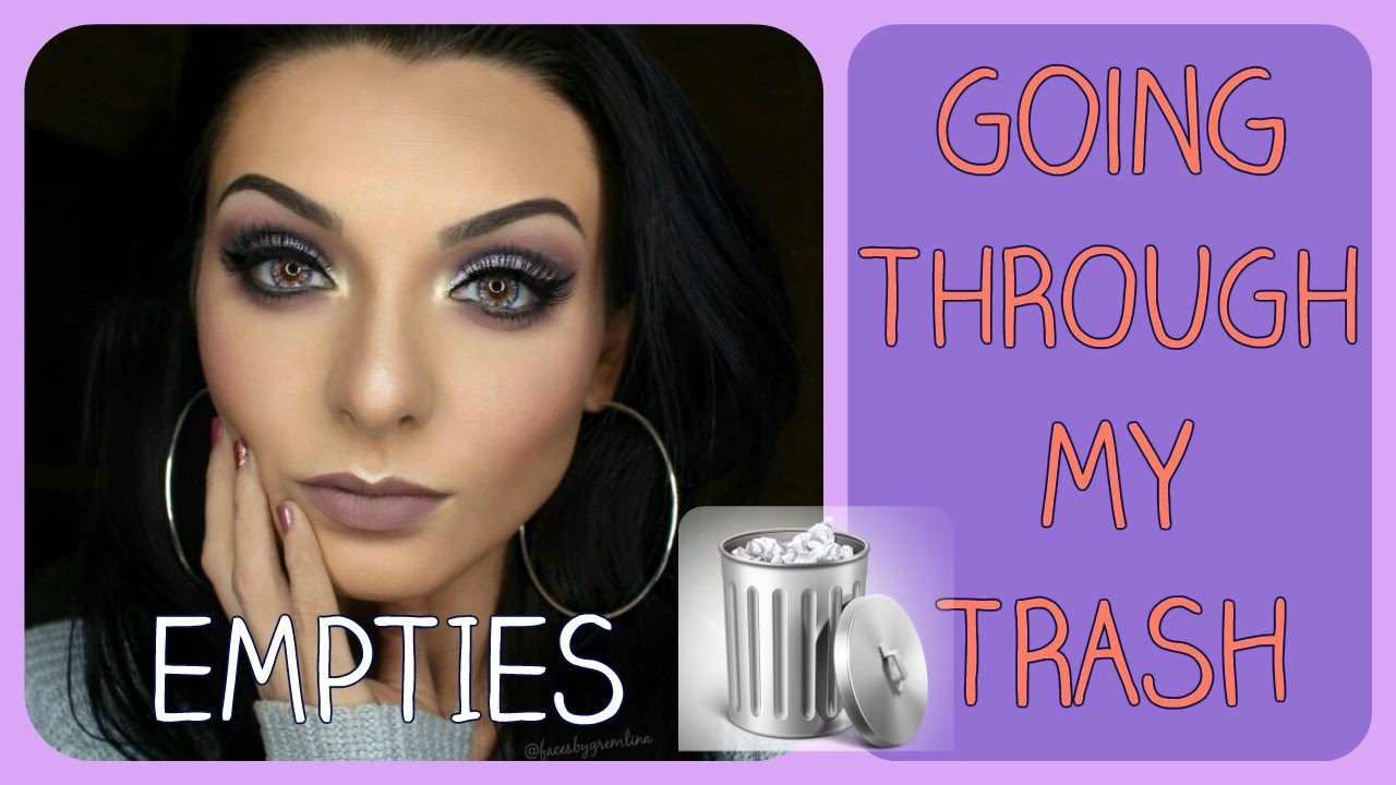 ♡ EMPTIES | Going Through My TRASH! ♡